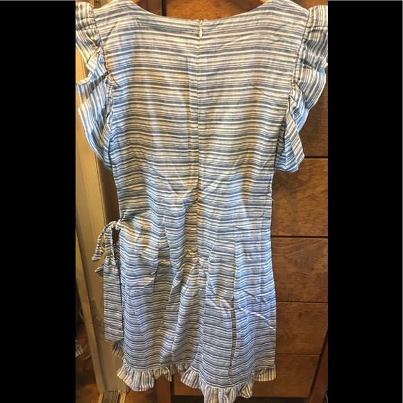 LUCKY BRAND APRON RUFFLE DRESS - Picture 2 of 8